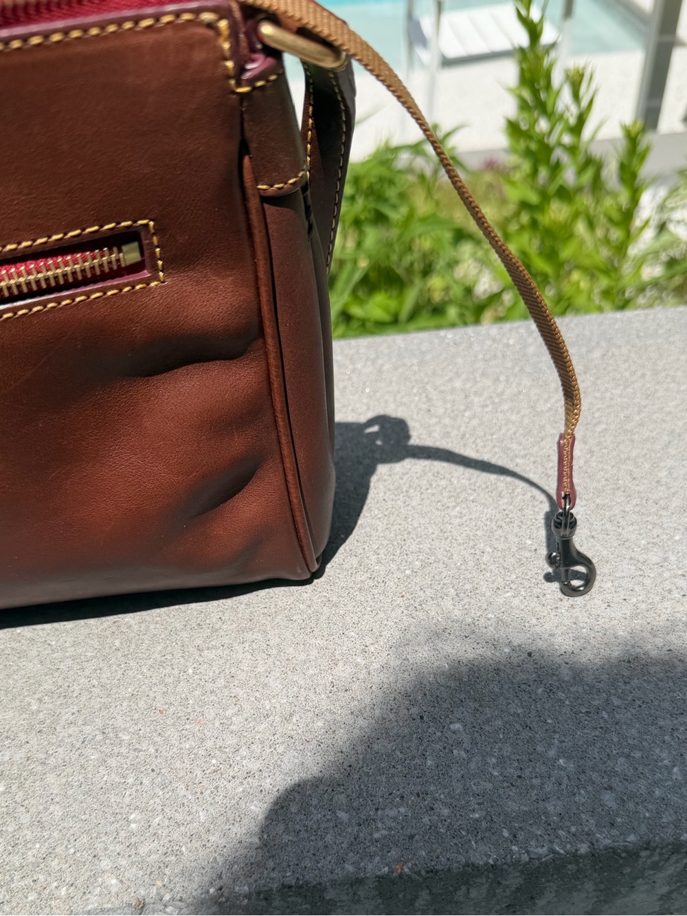 Dooney & Bourke Brown Florentine Leather shoulder bag - Picture 8 of 16